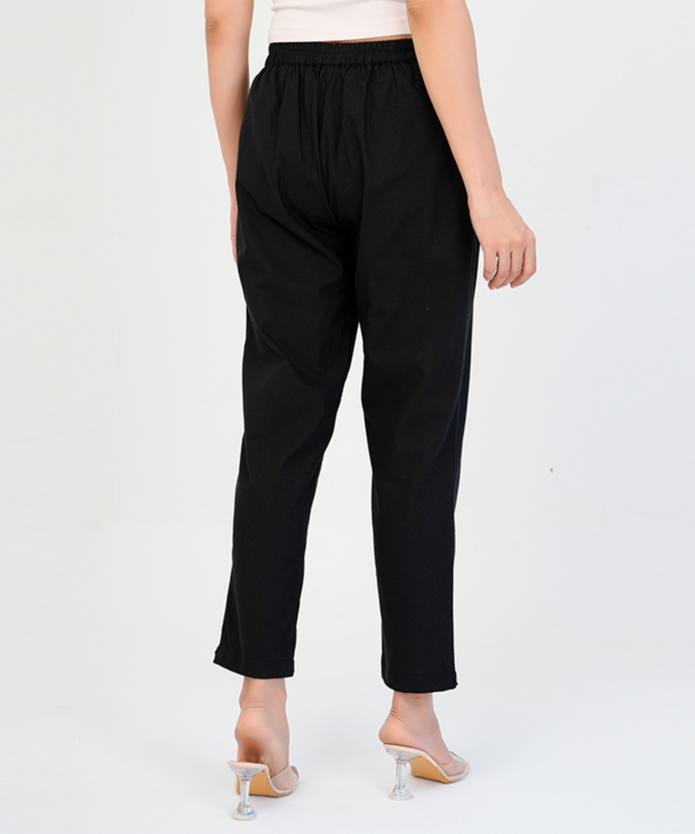 Black Cotton Pant