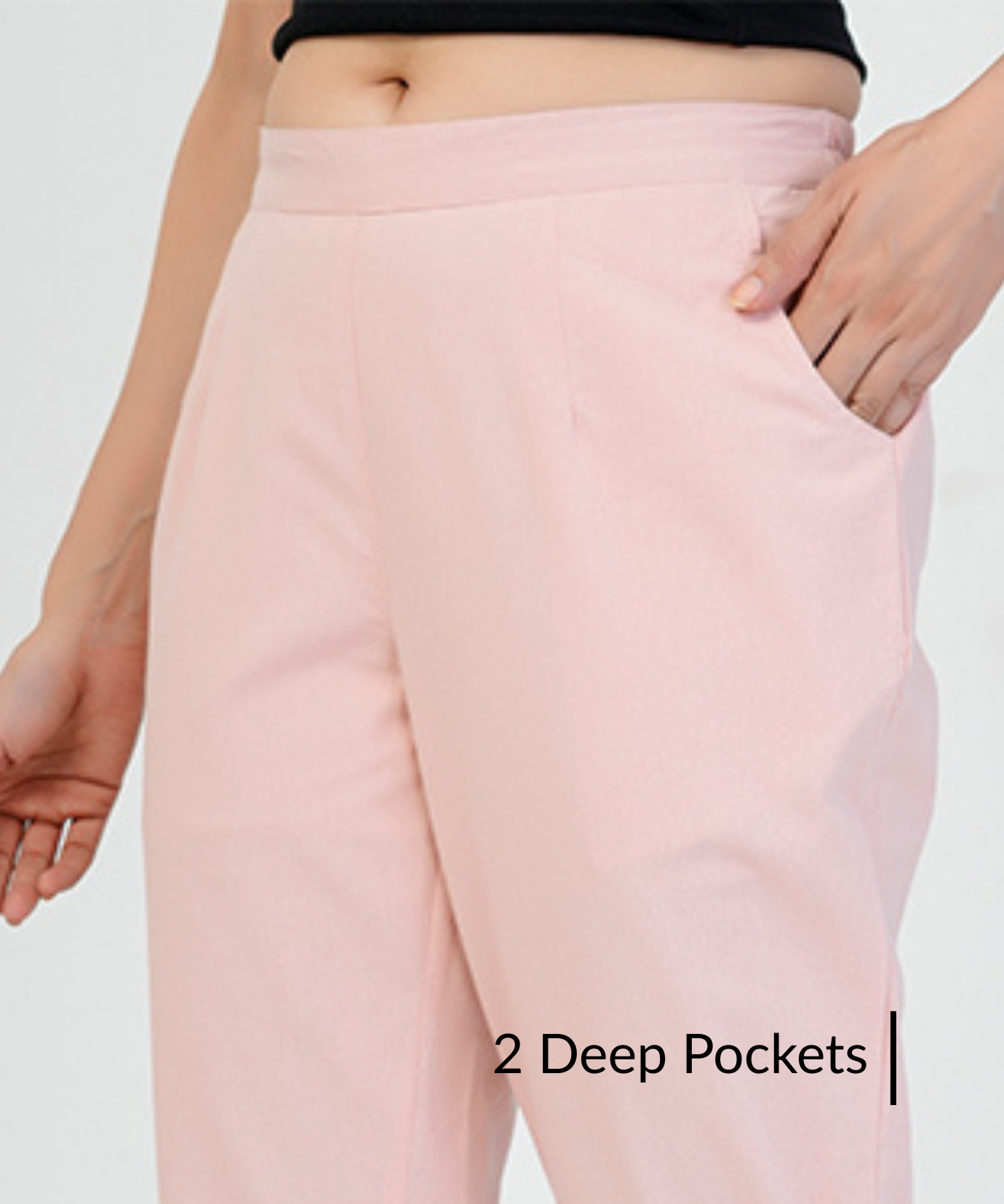 Silemen Pink Cotton Pant