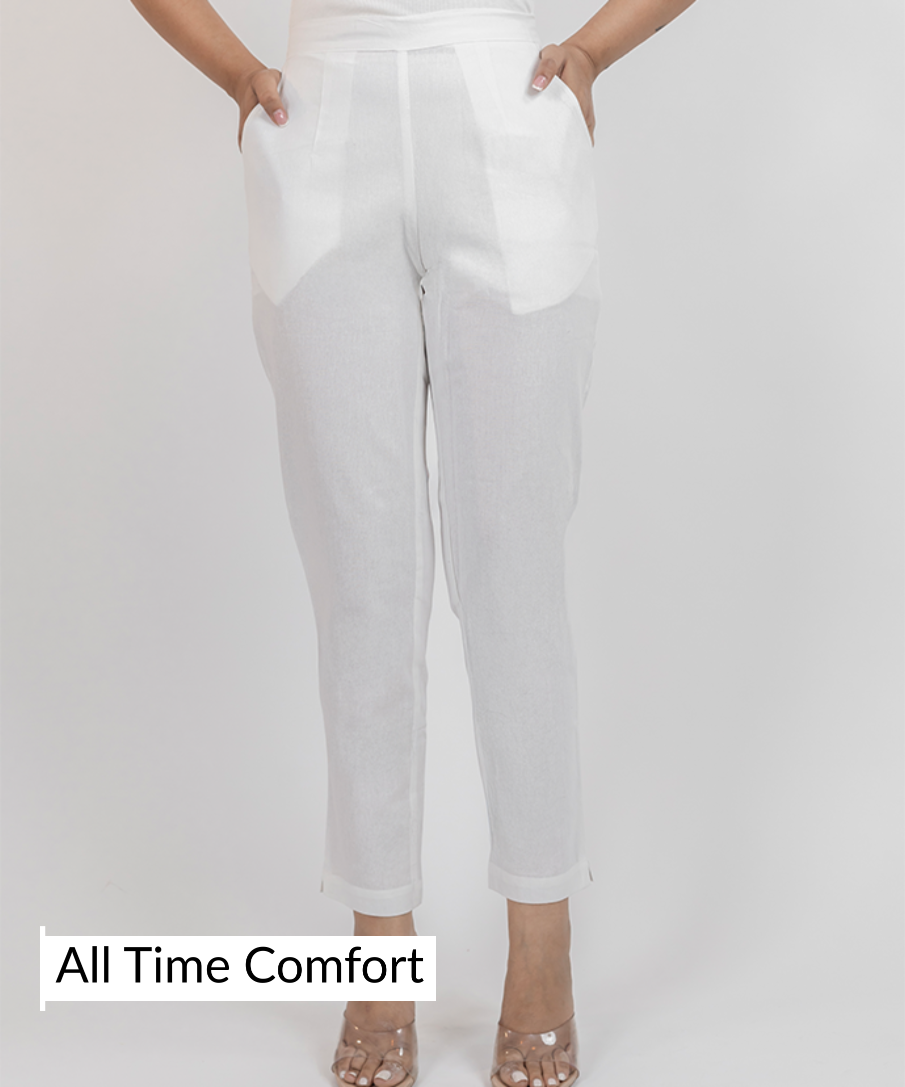 White Cotton Pant