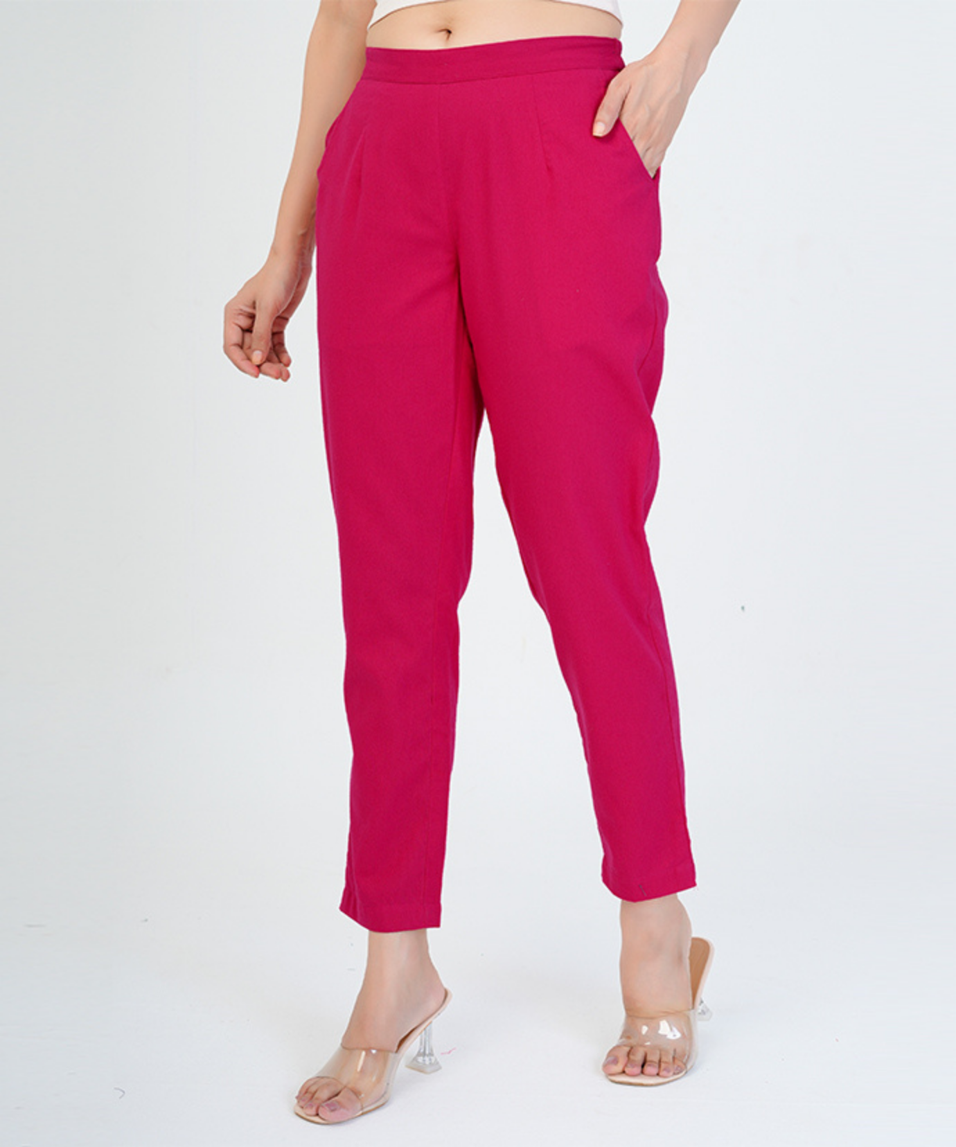 Pink Cotton Pant