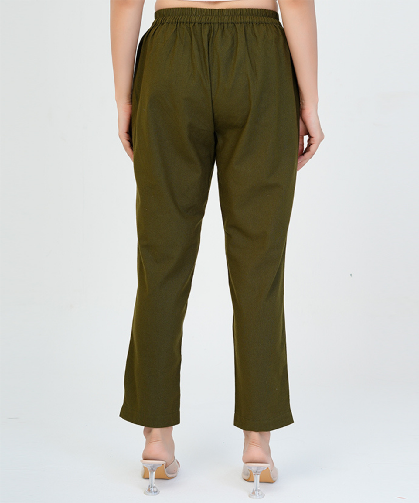 Olive Green Cotton Pant